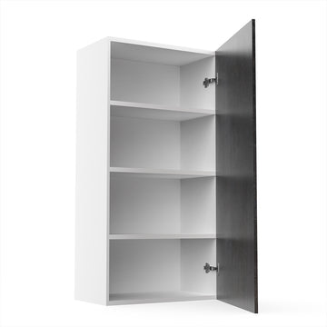 RTA - Rustic Grey - Single Door Wall Cabinets | 24"W x 42"H x 12"D