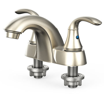 2 Handle Centerset 4 Inch Bathroom Faucet With Or Without Pop-up Drain