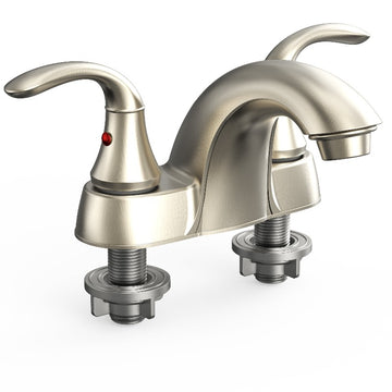 2 Handle Centerset 4 Inch Bathroom Faucet With Or Without Pop-up Drain