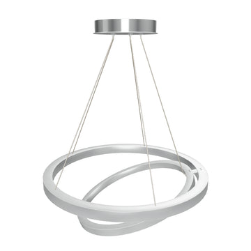 2-Ring, Circular LED Chandelier, 60W, 3000K, 2800LM, Dimmable, 3 Years Warranty