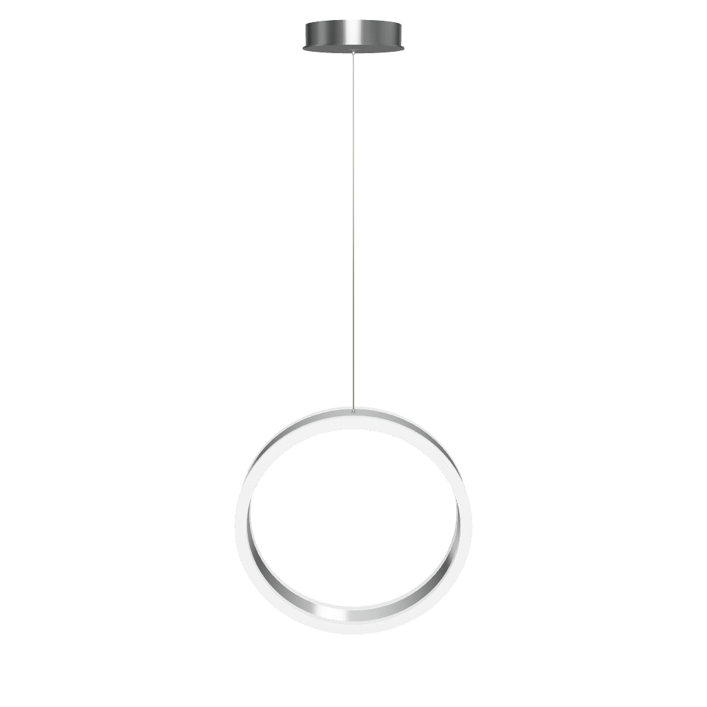 LED Pendant Light Fixture, Dimmable, 3000K (Warm White), Aluminum (P2192-40)