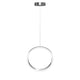 LED Pendant Light Fixture, Dimmable, 3000K (Warm White), Aluminum (P2192-40)