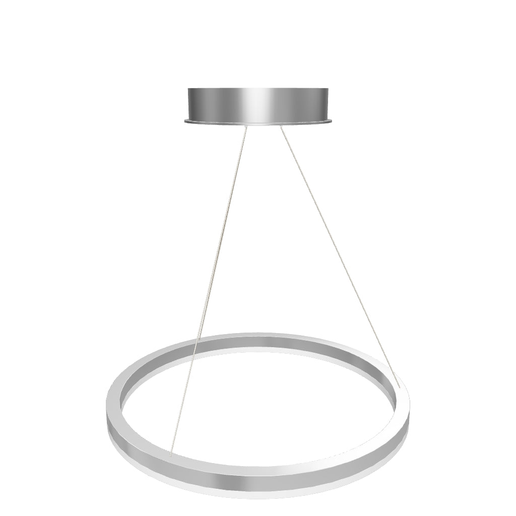 LED Pendant Light Fixture, Round, Dimmable, 3000K (Warm White) (P3112-60)