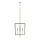 4-Light Modern Pendant Light Fixture, E26 Base