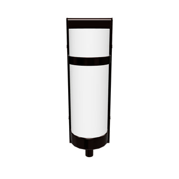 1-Light LED Wall Sconce Lamp W/ White Glass shade - E26 Base - UL Listed