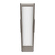 12W Modern LED Outdoor Wall Sconce Light, Silver Finish, Dimmable, ETL Listed - Wet Location