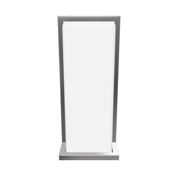 20W Modern LED Outdoor Wall Sconce, Painted Silver Finish, ETL Listed - Wet Location