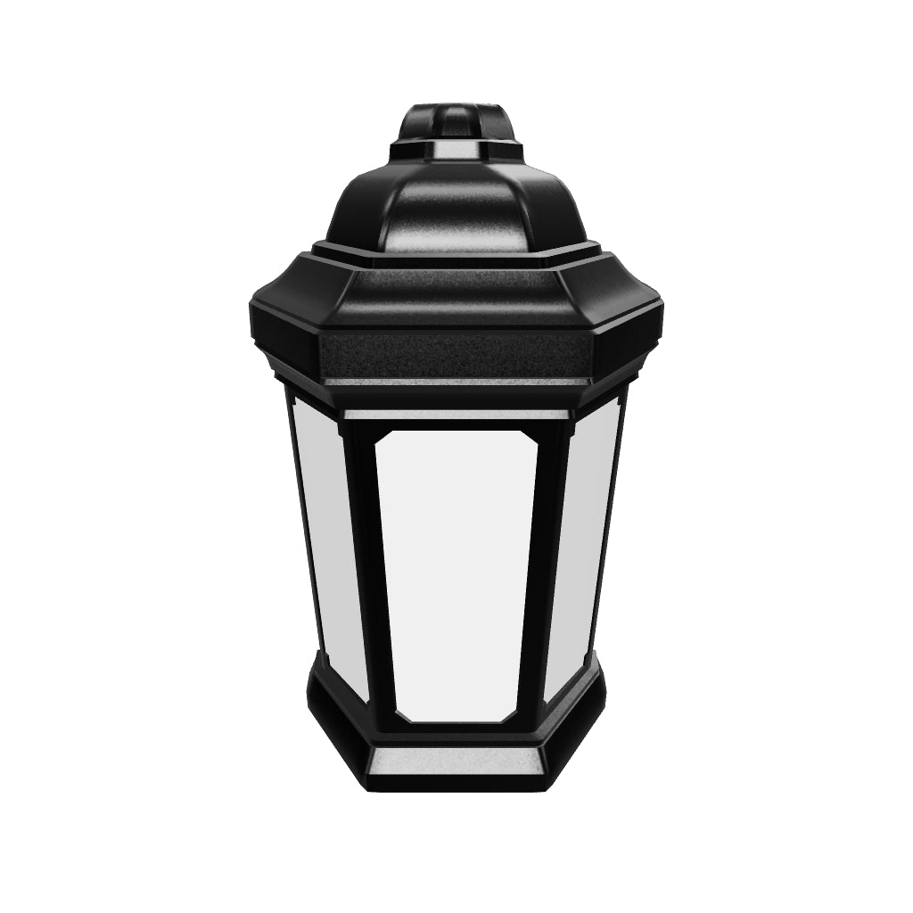 15W LED Outdoor Wall Sconce lighting Fixtures, 5000K (Daylight White), Textured Black Finish, 800 Lumens, ETL Listed