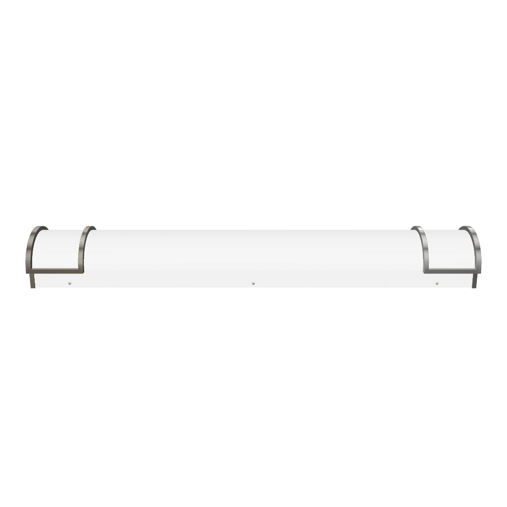 Half Cylinder Bathroom Light Fixtures, CCT Changeable, Dimmable , Brushed Nickel Finish, Bathroom Vanity Lighting