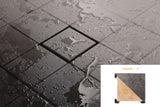 Kerdi-Drain Grate Kit 4 inch Brushed Nickel