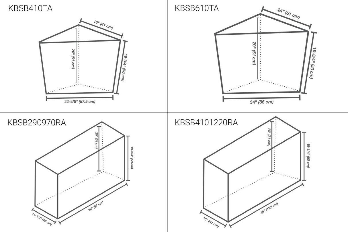 KERDI-BOARD-SB Bench Triangular - 16" X 16"