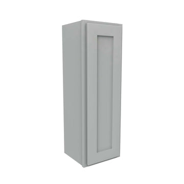Luxor Misty Grey - Single Door Wall Cabinet | 12