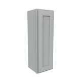 Luxor Misty Grey - Single Door Wall Cabinet | 12"W x 36"H x 12"D