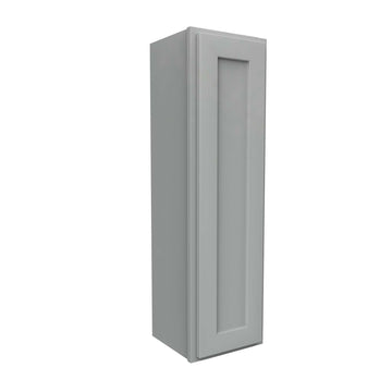 Luxor Misty Grey - Single Door Wall Cabinet | 12