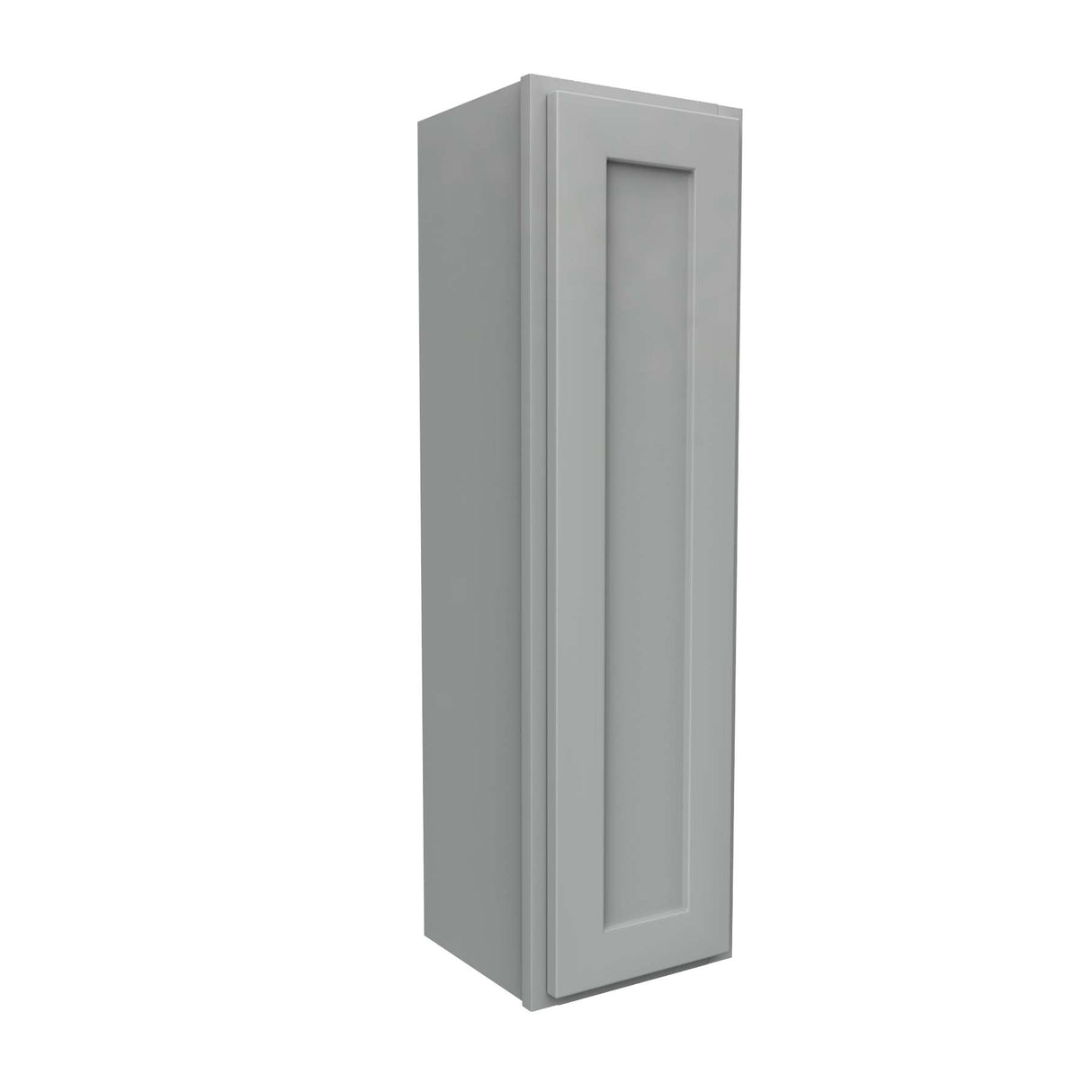 Luxor Misty Grey - Single Door Wall Cabinet | 12"W x 42"H x 12"D