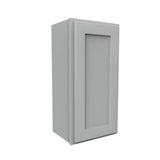 Luxor Misty Grey - Single Door Wall Cabinet | 15"W x 30"H x 12"D