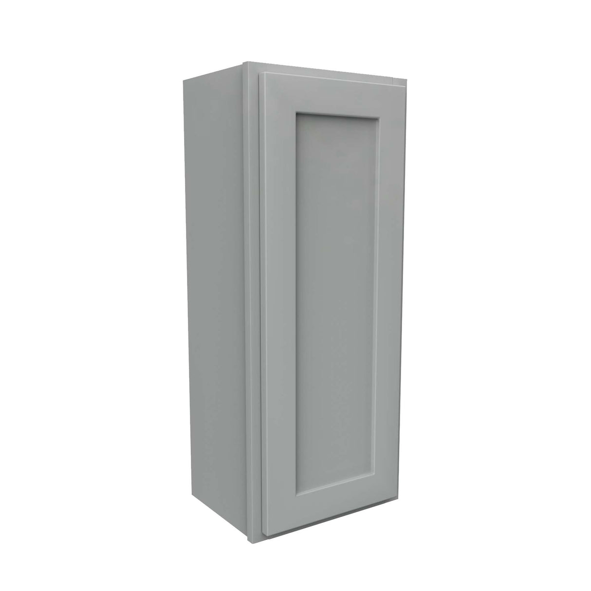 Luxor Misty Grey - Single Door Wall Cabinet | 15"W x 36"H x 12"D