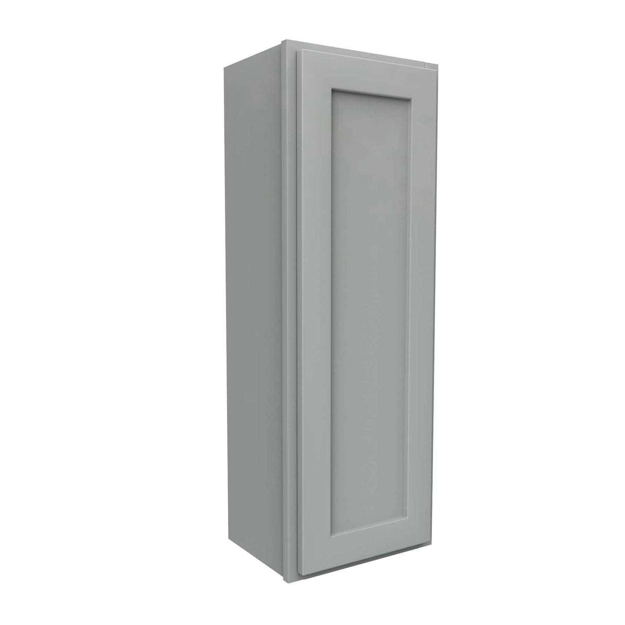 Luxor Misty Grey - Single Door Wall Cabinet | 15"W x 42"H x 12"D