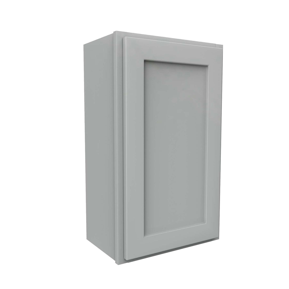 Luxor Misty Grey - Single Door Wall Cabinet | 18"W x 30"H x 12"D