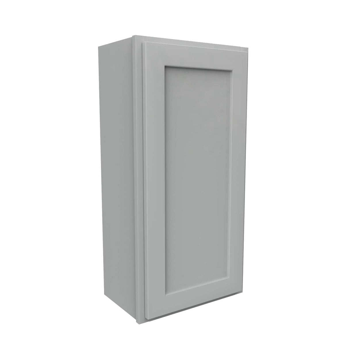 Luxor Misty Grey - Single Door Wall Cabinet | 18"W x 36"H x 12"D