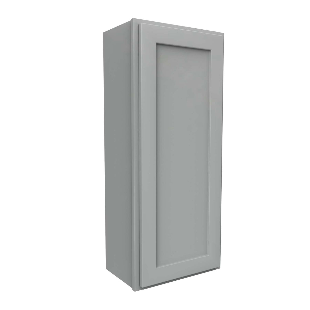 Luxor Misty Grey - Single Door Wall Cabinet | 18"W x 42"H x 12"D