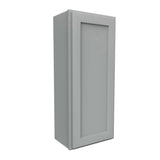 Luxor Misty Grey - Single Door Wall Cabinet | 18"W x 42"H x 12"D