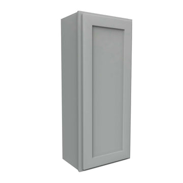 Luxor Misty Grey - Single Door Wall Cabinet | 18