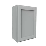 Luxor Misty Grey - Single Door Wall Cabinet | 21"W x 30"H x 12"D