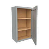 Luxor Misty Grey - Single Door Wall Cabinet | 21"W x 36"H x 12"D