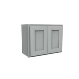 Luxor Misty Grey - Double Door Wall Cabinet | 24"W x 18"H x 12"D