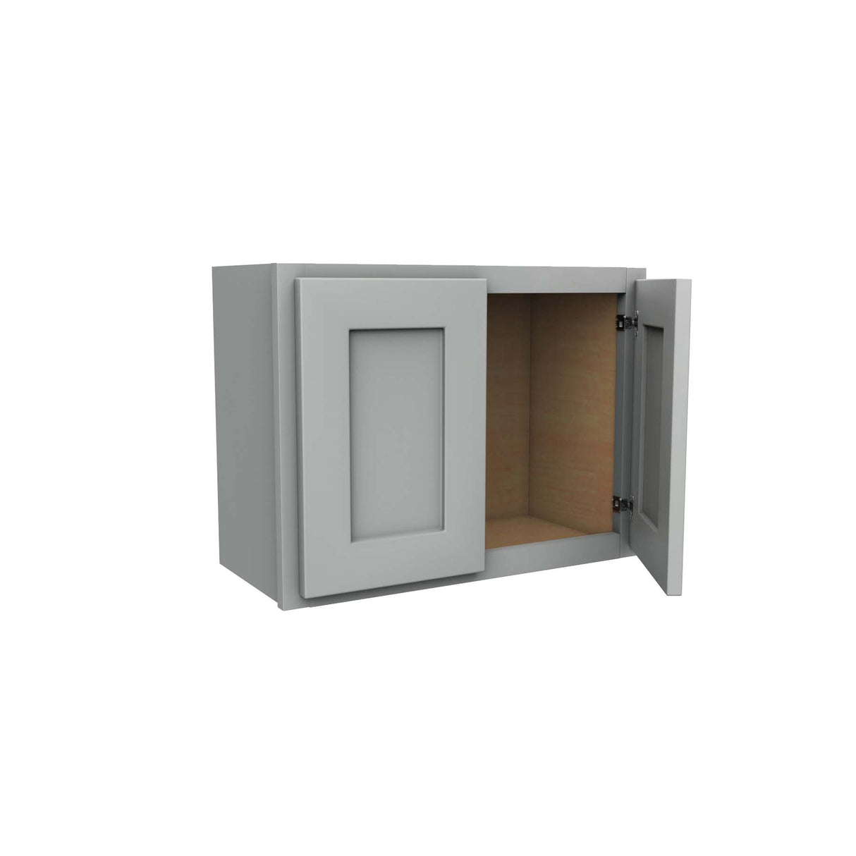 Luxor Misty Grey - Double Door Wall Cabinet | 24"W x 18"H x 12"D