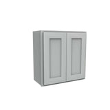 Luxor Misty Grey - Double Door Wall Cabinet | 24"W x 24"H x 12"D