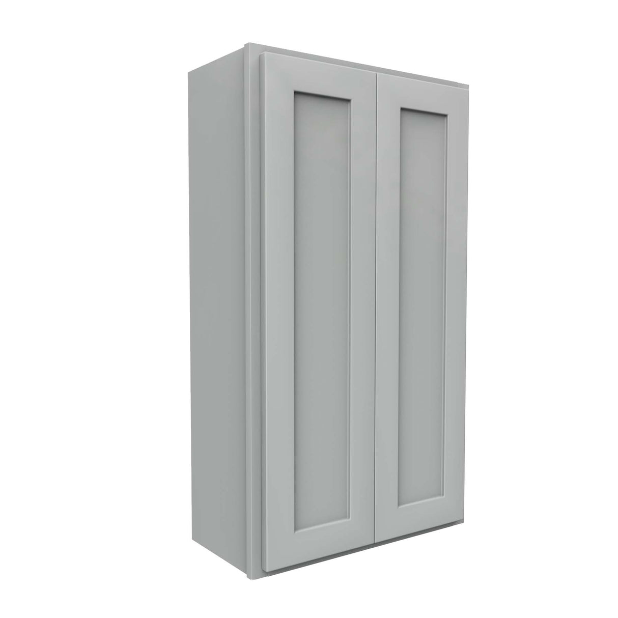 Luxor Misty Grey - Double Door Wall Cabinet | 24"W x 42"H x 12"D