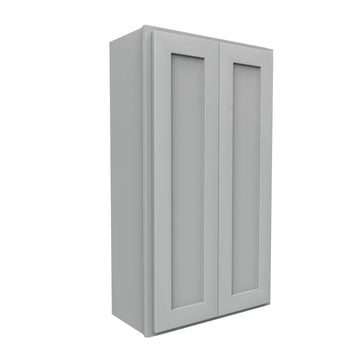 Luxor Misty Grey - Double Door Wall Cabinet | 24