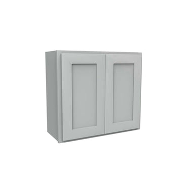 Luxor Misty Grey - Double Door Wall Cabinet | 27