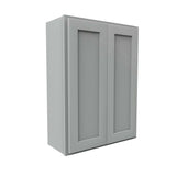 Luxor Misty Grey - Double Door Wall Cabinet | 27"W x 36"H x 12"D