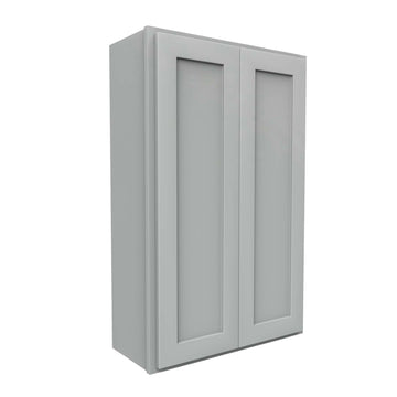 Luxor Misty Grey - Double Door Wall Cabinet | 27