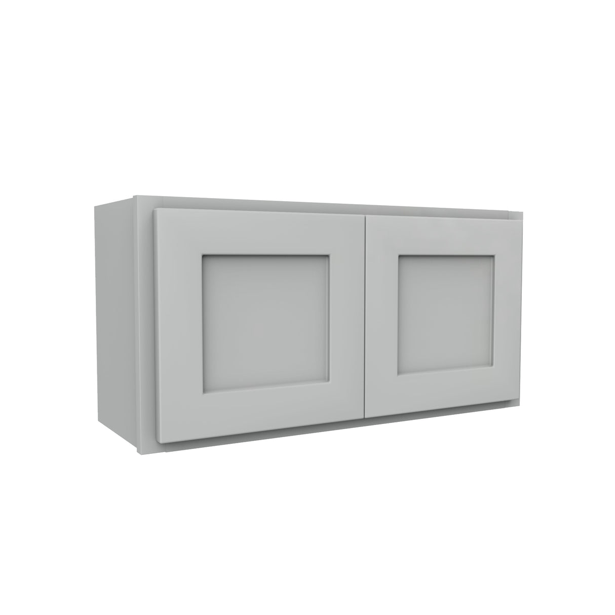 Luxor Misty Grey - Double Door Wall Cabinet | 30"W x 15"H x 12"D