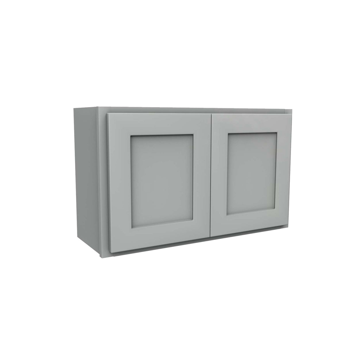 Luxor Misty Grey - Double Door Wall Cabinet | 30"W x 18"H x 12"D