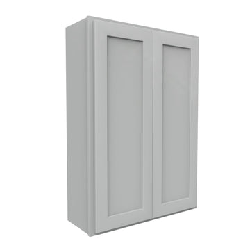 Luxor Misty Grey - Double Door Wall Cabinet | 30