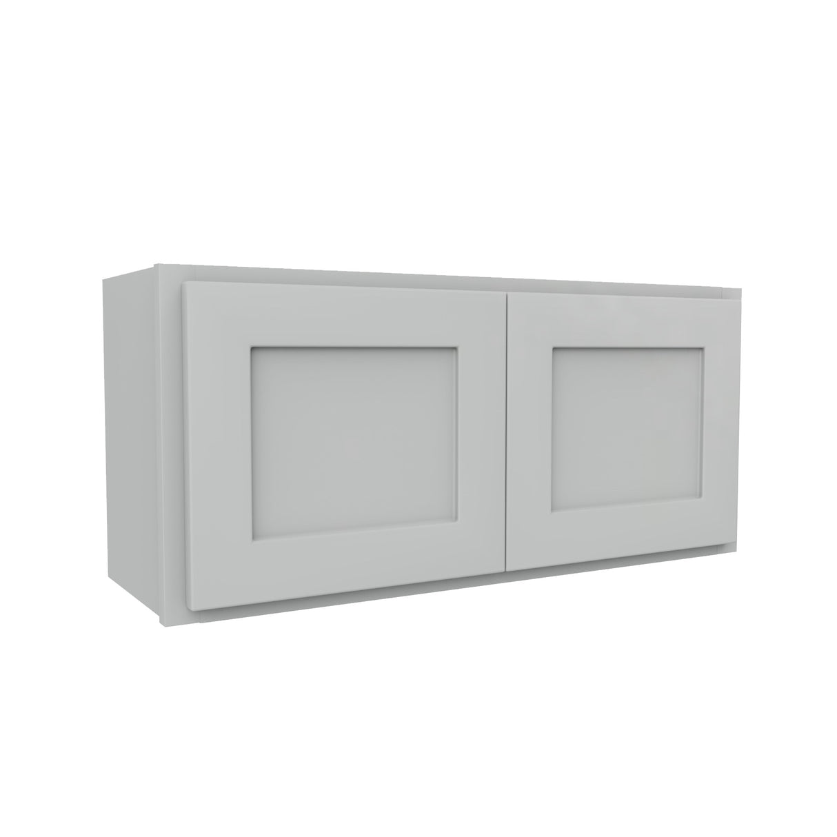 Luxor Misty Grey - Double Door Wall Cabinet | 33"W x 15"H x 12"D