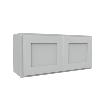 Luxor Misty Grey - Double Door Wall Cabinet | 33