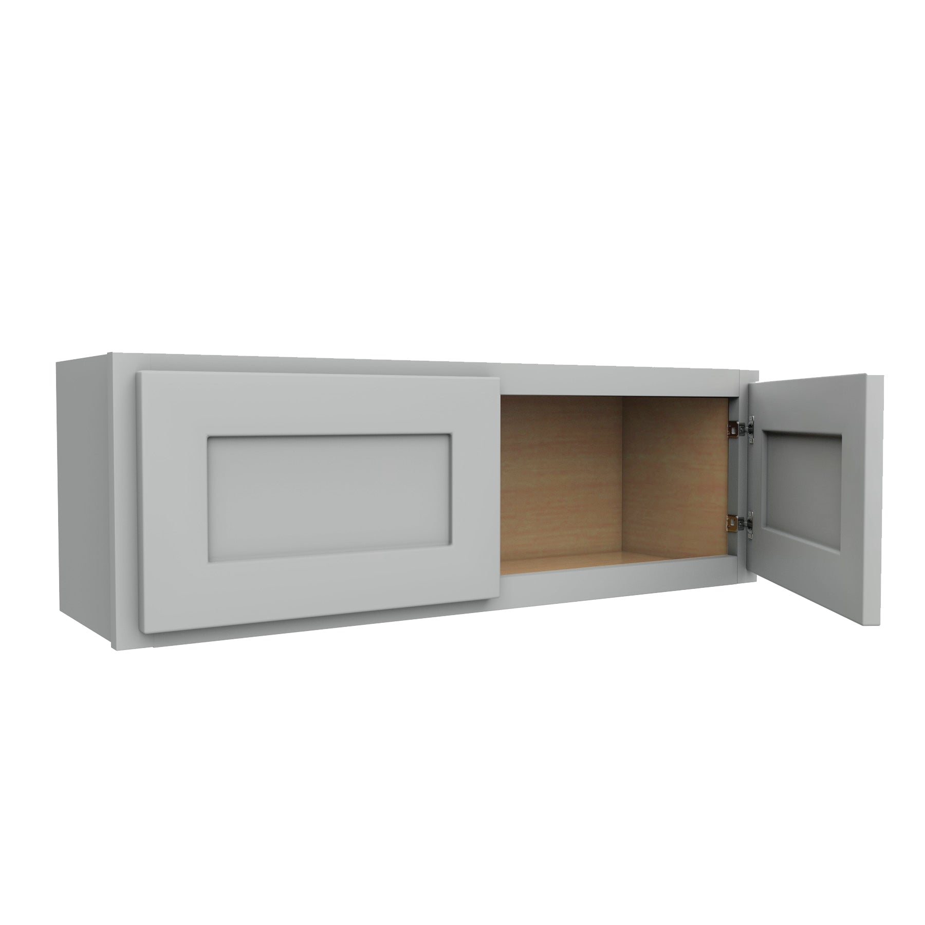 Luxor Misty Grey - Double Door Wall Cabinet | 36"W x 12"H x 12"D