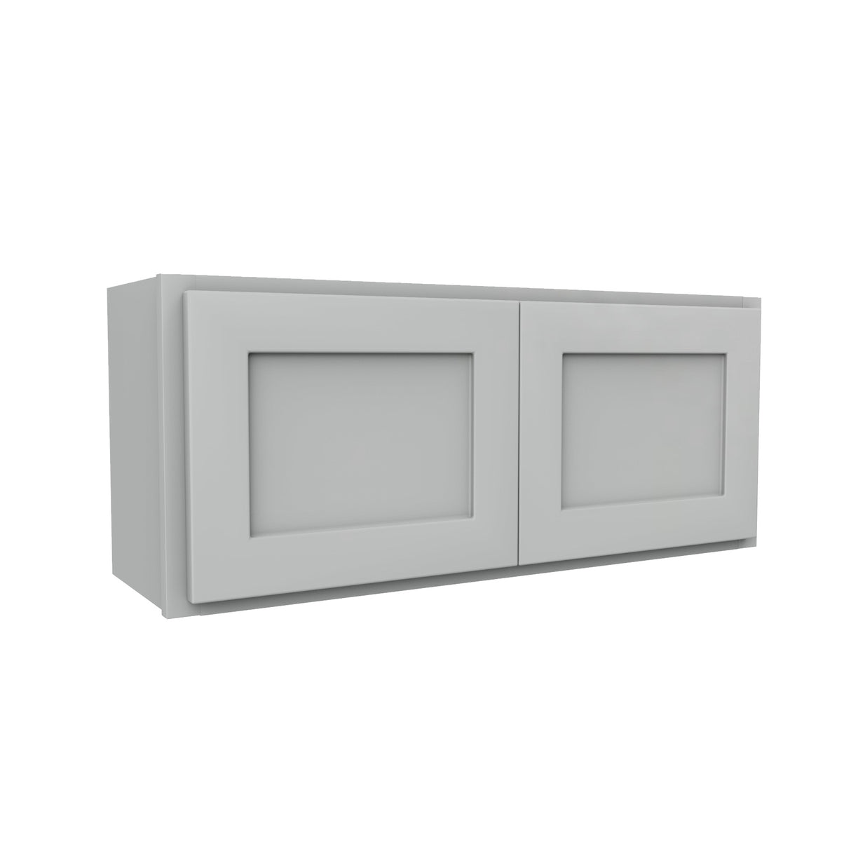 Luxor Misty Grey - Double Door Wall Cabinet | 36"W x 15"H x 12"D