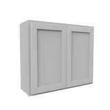 Luxor Misty Grey - Double Door Wall Cabinet | 36"W x 30"H x 12"D