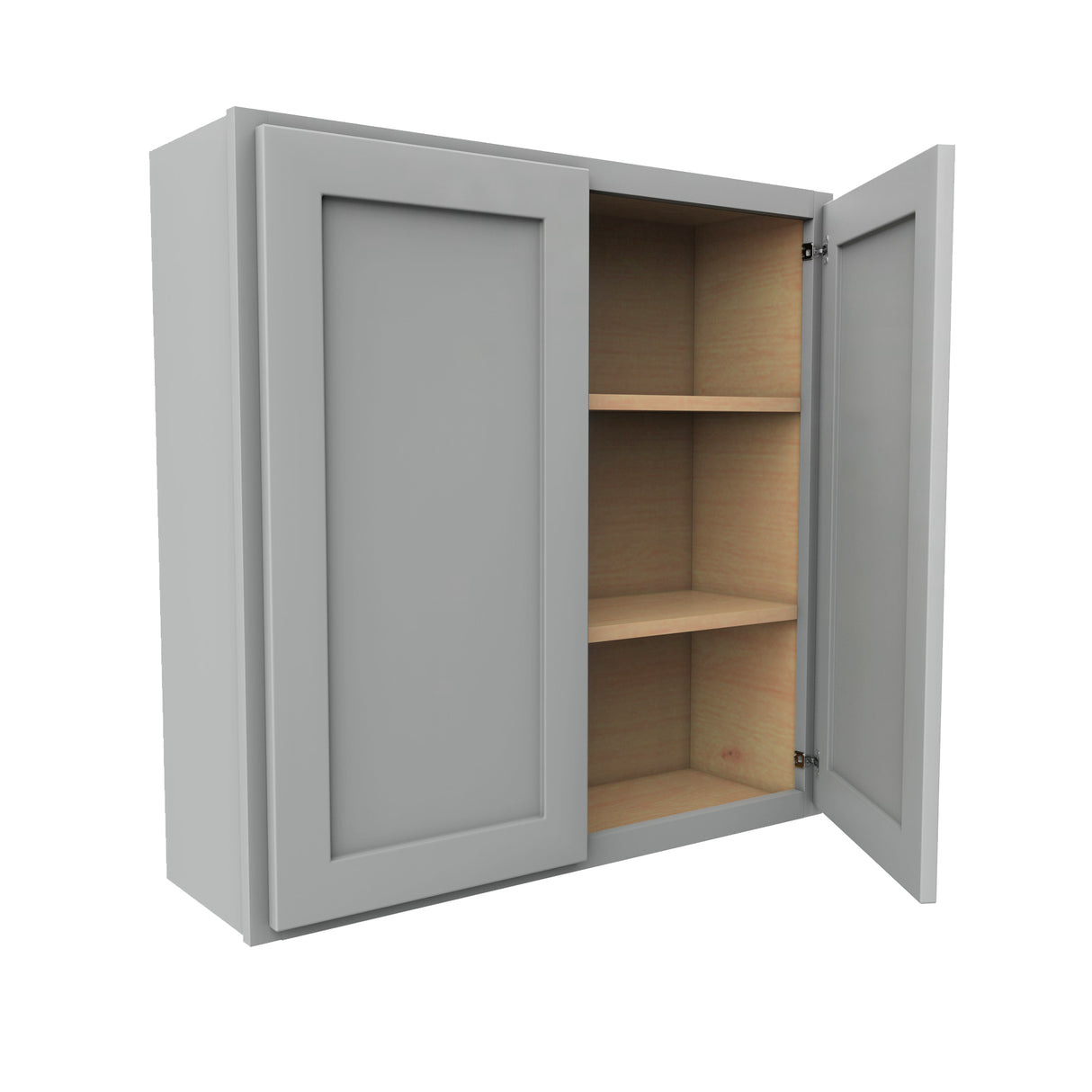 Luxor Misty Grey - Double Door Wall Cabinet | 36"W x 36"H x 12"D