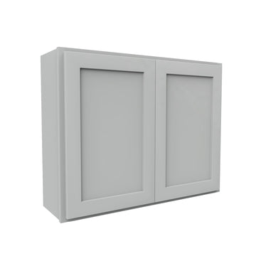 Luxor Misty Grey - Double Door Wall Cabinet | 39