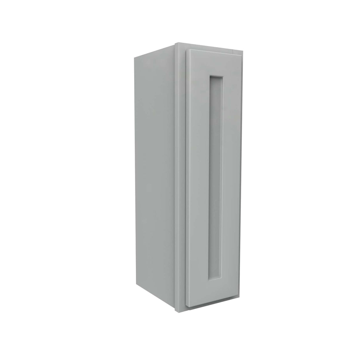 Luxor Misty Grey - Single Door Wall Cabinet | 9"W x 30"H x 12"D