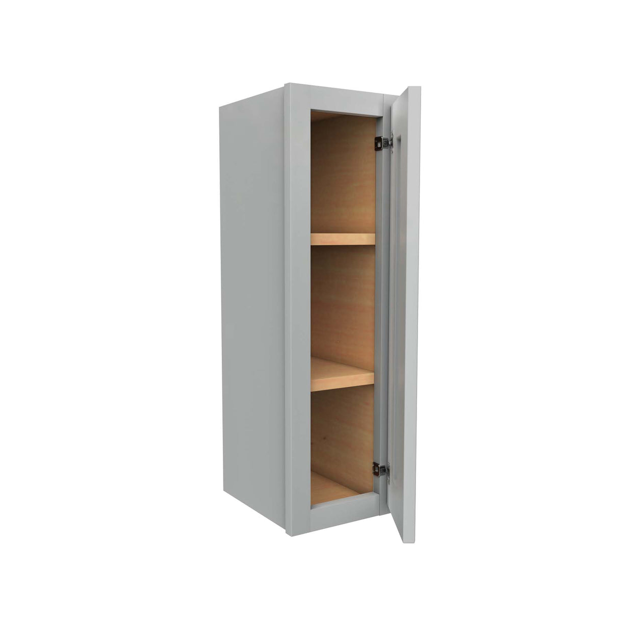 Luxor Misty Grey - Single Door Wall Cabinet | 9"W x 30"H x 12"D