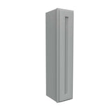 Luxor Misty Grey - Single Door Wall Cabinet | 9"W x 42"H x 12"D